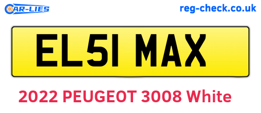 EL51MAX are the vehicle registration plates.