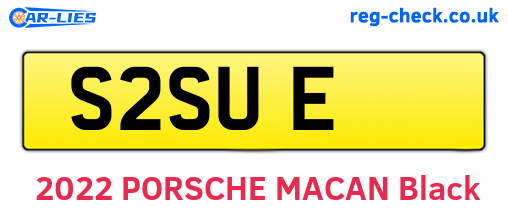 S2SUE are the vehicle registration plates.