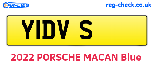 Y1DVS are the vehicle registration plates.
