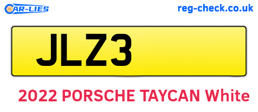 JLZ3 are the vehicle registration plates.