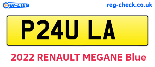 P24ULA are the vehicle registration plates.