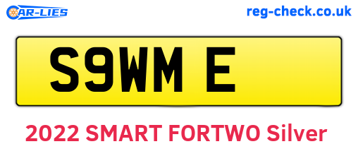 S9WME are the vehicle registration plates.