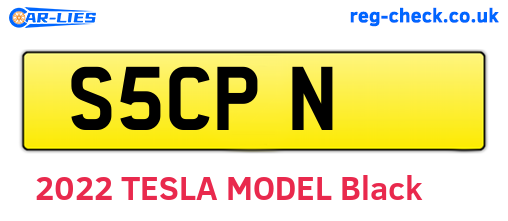 S5CPN are the vehicle registration plates.