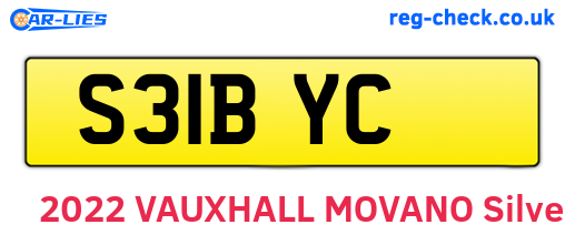 S31BYC are the vehicle registration plates.