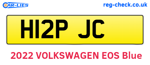 H12PJC are the vehicle registration plates.