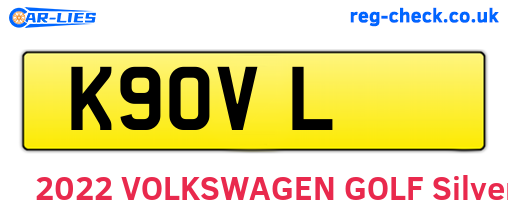 K9OVL are the vehicle registration plates.