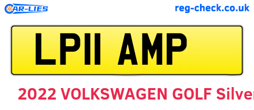 LP11AMP are the vehicle registration plates.