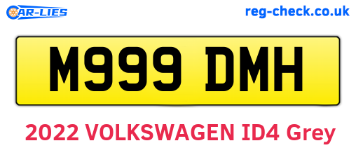 M999DMH are the vehicle registration plates.
