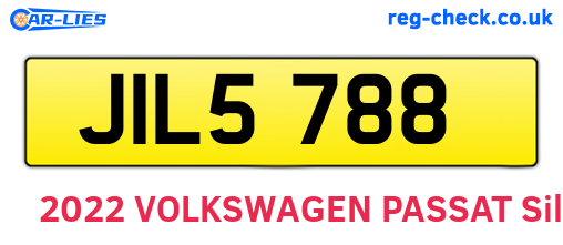 JIL5788 are the vehicle registration plates.