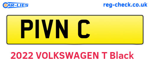 P1VNC are the vehicle registration plates.