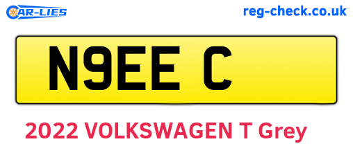 N9EEC are the vehicle registration plates.