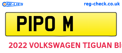 P1POM are the vehicle registration plates.