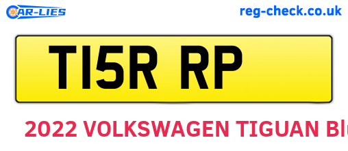T15RRP are the vehicle registration plates.