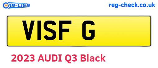 V1SFG are the vehicle registration plates.