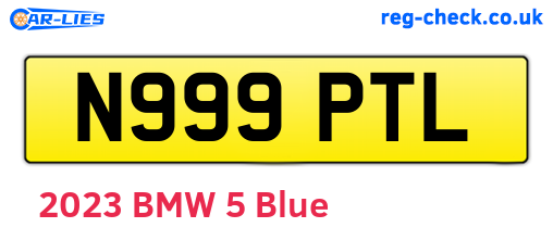 N999PTL are the vehicle registration plates.