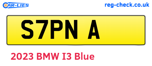 S7PNA are the vehicle registration plates.