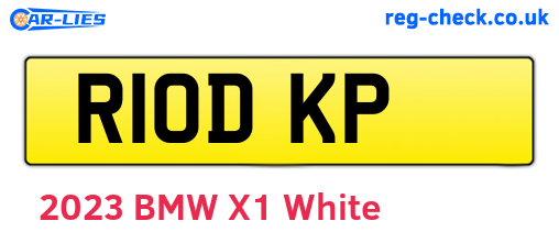 R10DKP are the vehicle registration plates.