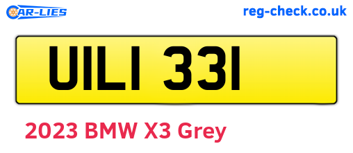 UIL1331 are the vehicle registration plates.