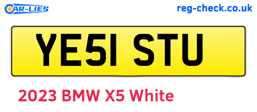 YE51STU are the vehicle registration plates.