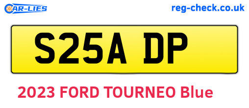 S25ADP are the vehicle registration plates.