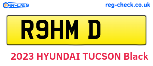 R9HMD are the vehicle registration plates.