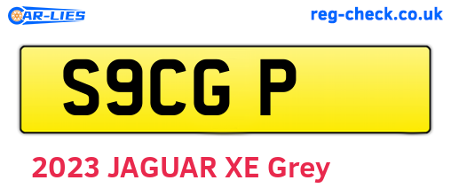 S9CGP are the vehicle registration plates.