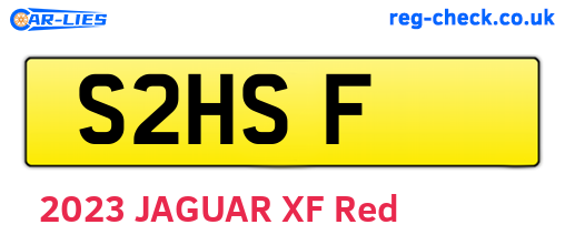 S2HSF are the vehicle registration plates.