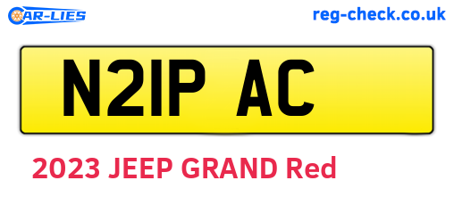N21PAC are the vehicle registration plates.