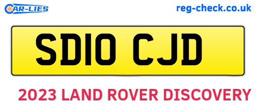 SD10CJD are the vehicle registration plates.