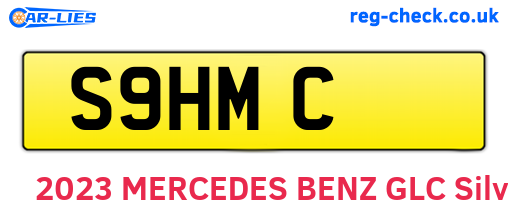 S9HMC are the vehicle registration plates.