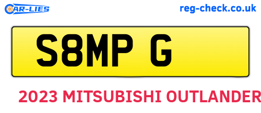S8MPG are the vehicle registration plates.