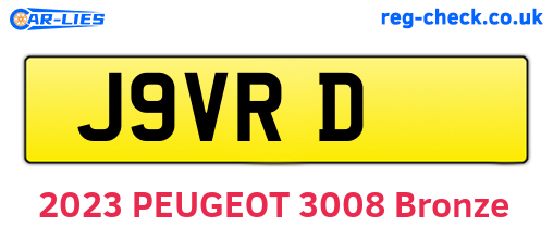J9VRD are the vehicle registration plates.