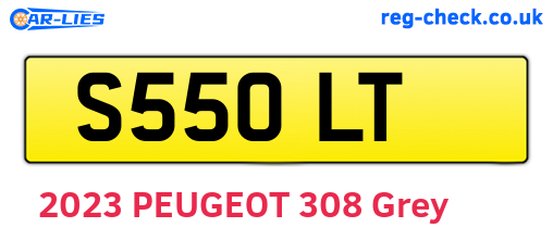 S55OLT are the vehicle registration plates.
