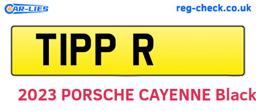 T1PPR are the vehicle registration plates.