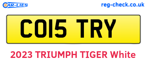 CO15TRY are the vehicle registration plates.