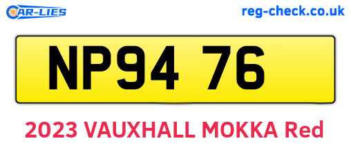 NP9476 are the vehicle registration plates.