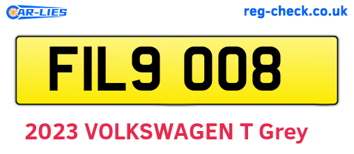 FIL9008 are the vehicle registration plates.