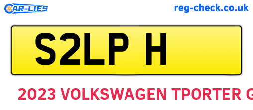 S2LPH are the vehicle registration plates.