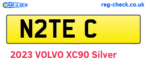 N2TEC are the vehicle registration plates.
