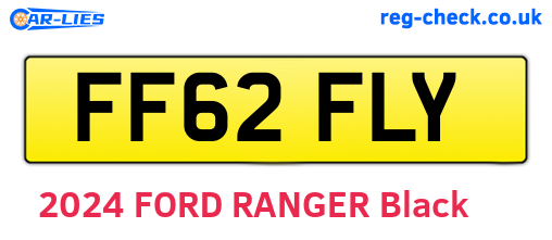 FF62FLY are the vehicle registration plates.