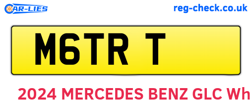M6TRT are the vehicle registration plates.
