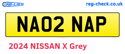 NA02NAP are the vehicle registration plates.