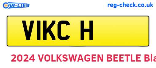 V1KCH are the vehicle registration plates.