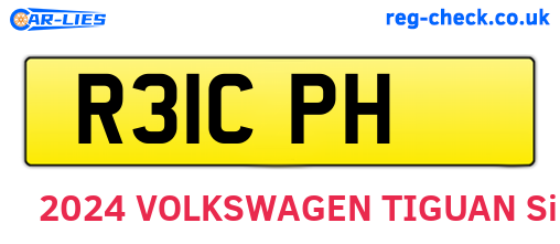 R31CPH are the vehicle registration plates.